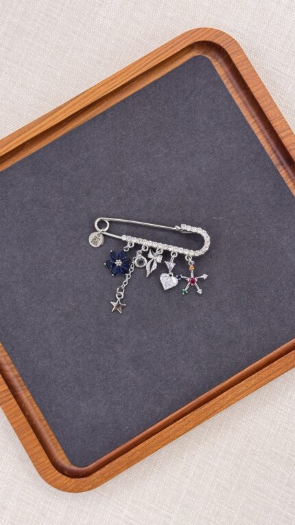 Midnight Charms Safety Pin